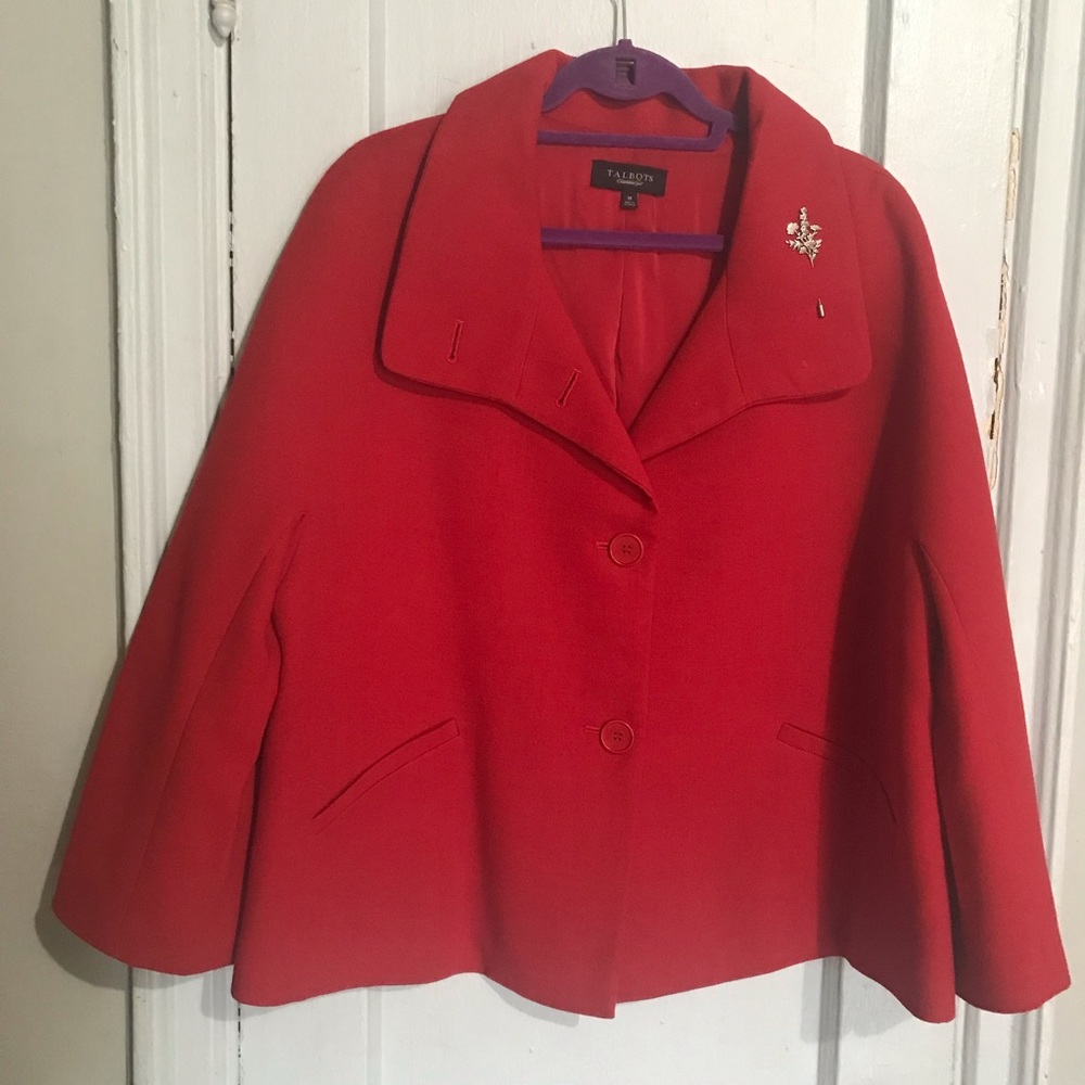 Talbots Women's Cape Blazer